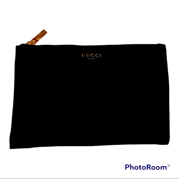 Gucci Bags Gucci Beauty Black Velvet Makeup Bag Poshmark